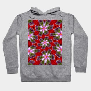 Purple Flower Bud Pattern Hoodie